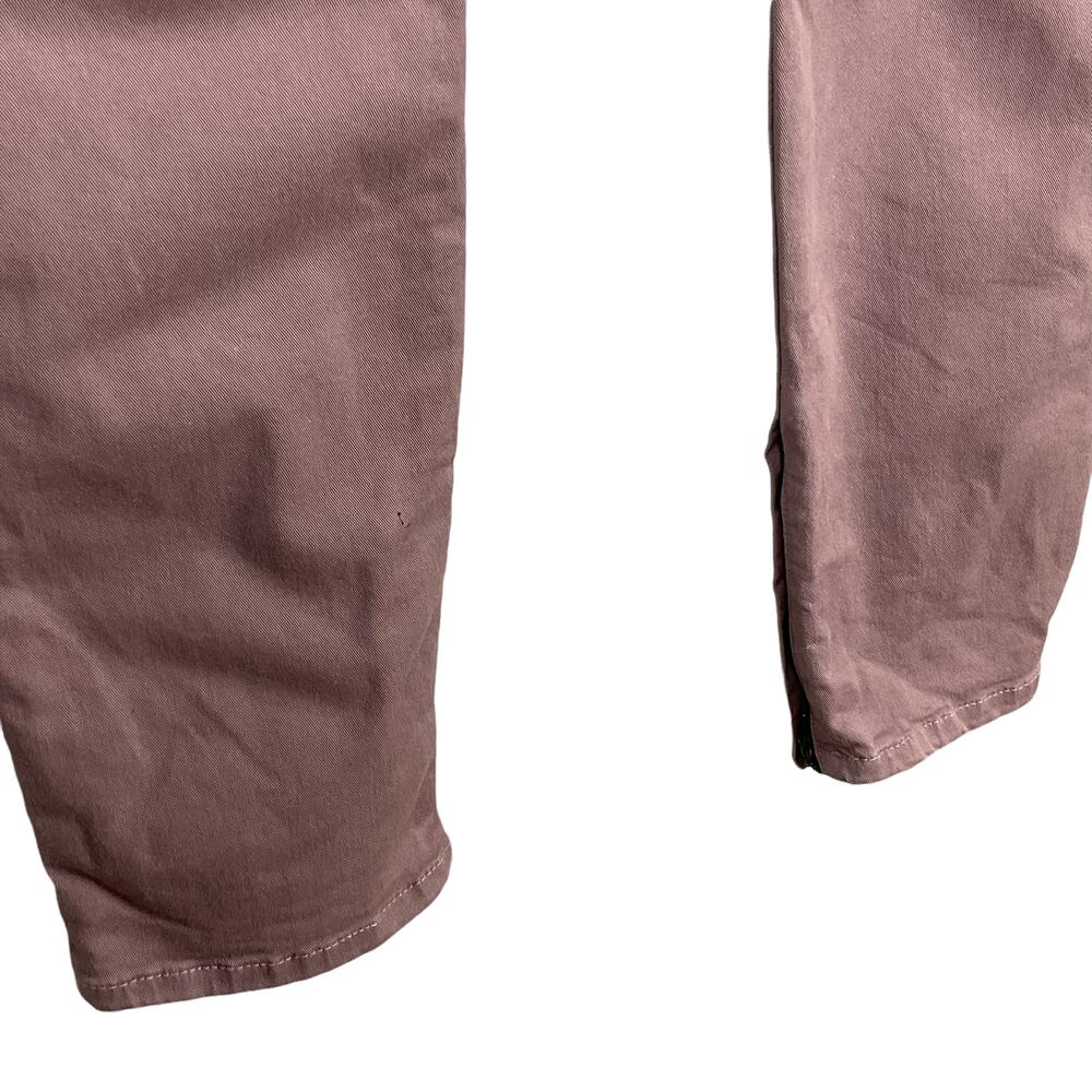 Rag & Bone Revolve Zipper Crop Ankle Capri Plum Fade Lavender Stretch Jeans 28 - Picture 6 of 13